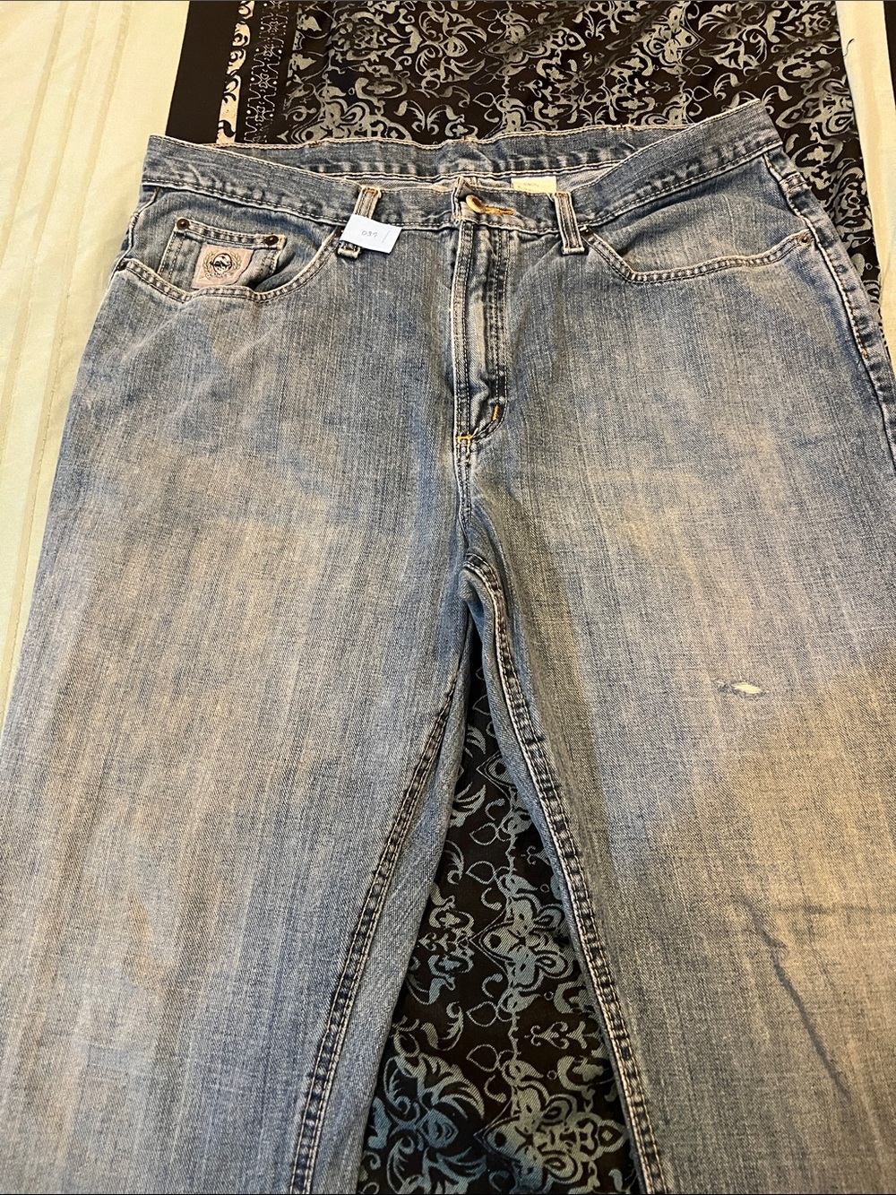 Cinch Silver Tag Men's Light Blue Bootcut Jeans